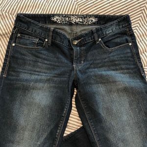 Express Jeans. BarelyBoot. Size 6r